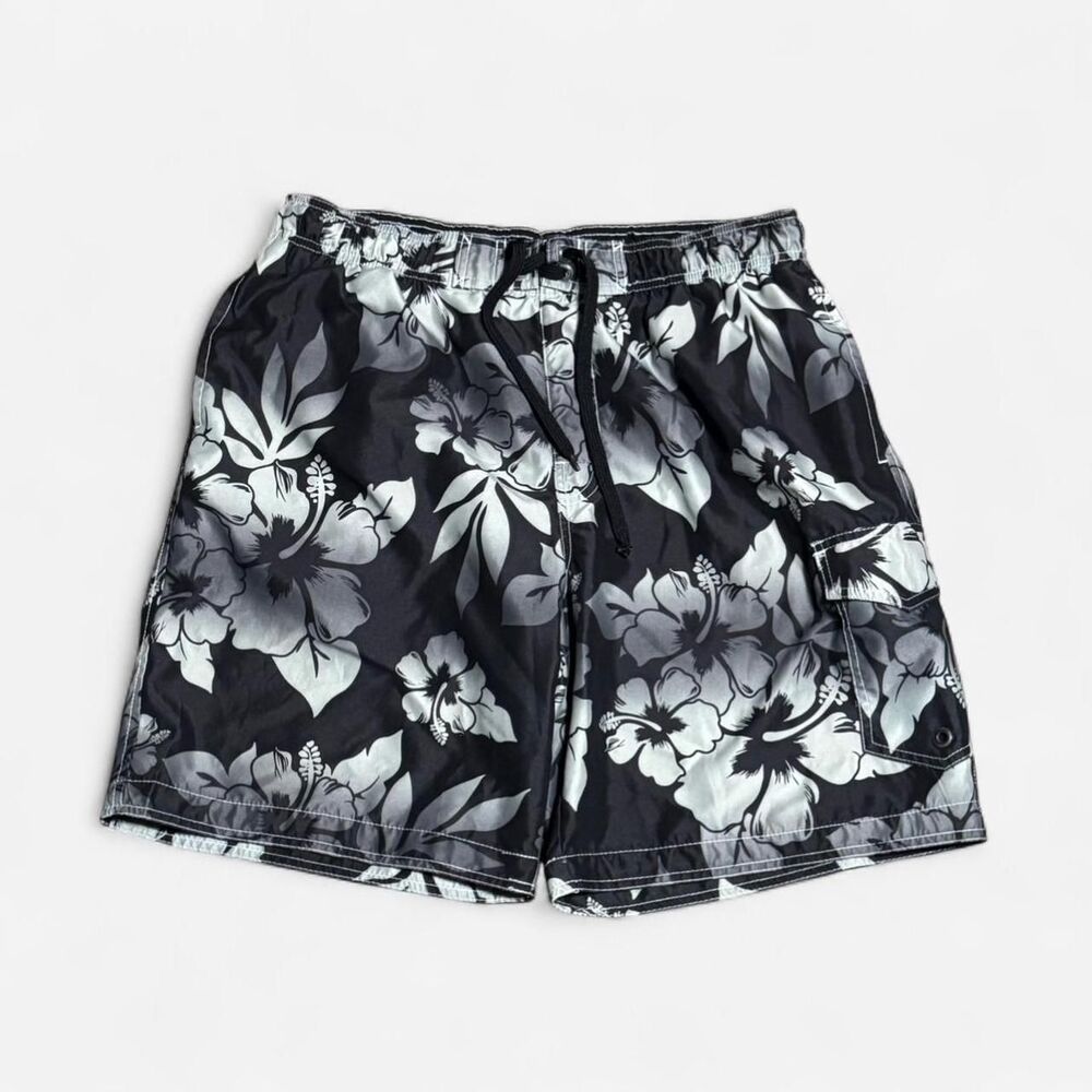 Sonoma black & white flower pattern Large size (waste 15in, length 20in)
